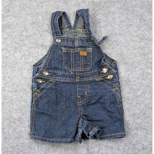 Lee Overalls Baby 12M Vintage Blue Jean Denim Retro One piece Western Work Wear